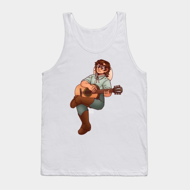 Guitar Tank Top by paperstarzz